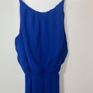 Royal blue dress